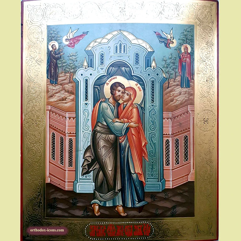 Joachim and Anne Orthodox Icon