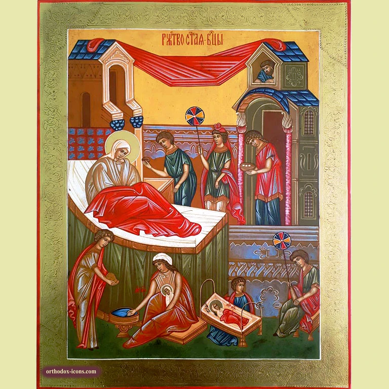 Nativity of Virgin Mary Orthodox Icon