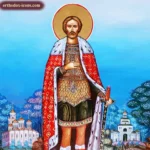 Saint Alexander Nevski Icon 27х31