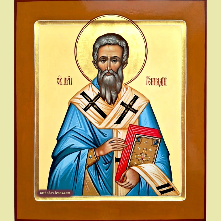 Orthodox Icon of St Gennadius