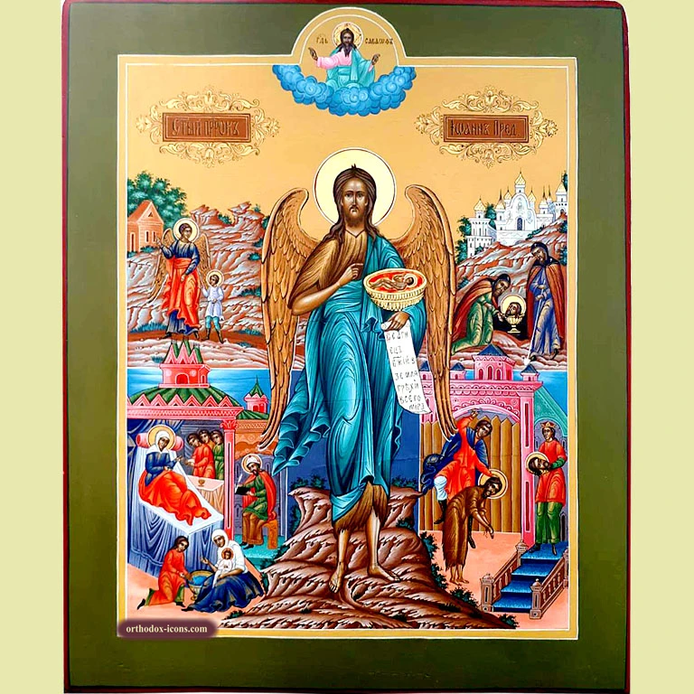 St. John the Baptist Orthodox Icon
