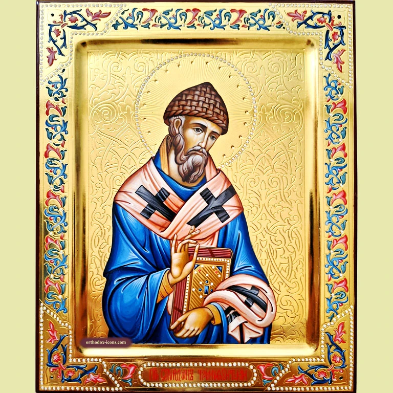 St. Spyridon Orthodox Icon