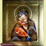 Vladimir Virgin Mary Icon 27x31