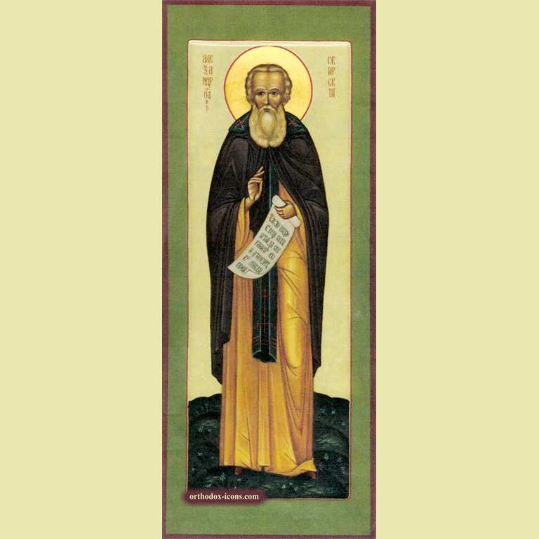 Alexander of Svir Icon