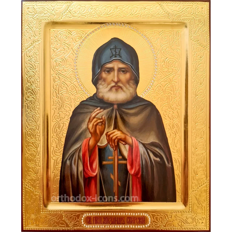 Alexander of Svir Orthodox Icon