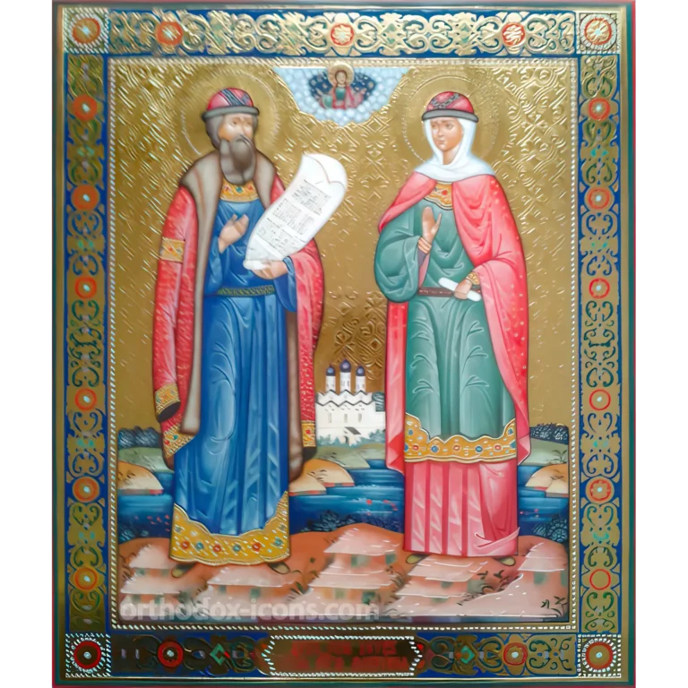 Authentic Peter and Fevronia Icon