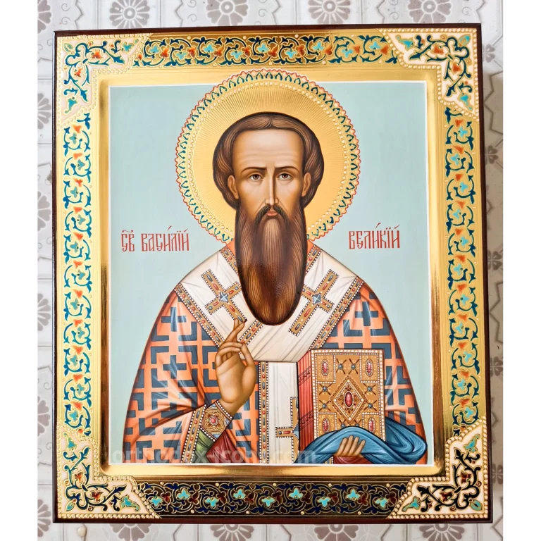 Basil the Great Orthodox Icon | Russian Orthodox Icons | Mstyora