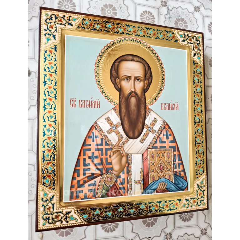 Basil the Great Orthodox Icon | Russian Orthodox Icons | Mstyora