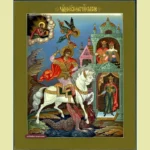St. George and the Dragon Orthodox Icon