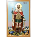 Hand-Painted Icon of Alexander Nevsky