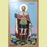 Hand-Painted Icon of Alexander Nevsky