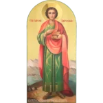 Hand Painted Icon of Saint Panteleimon the Healer