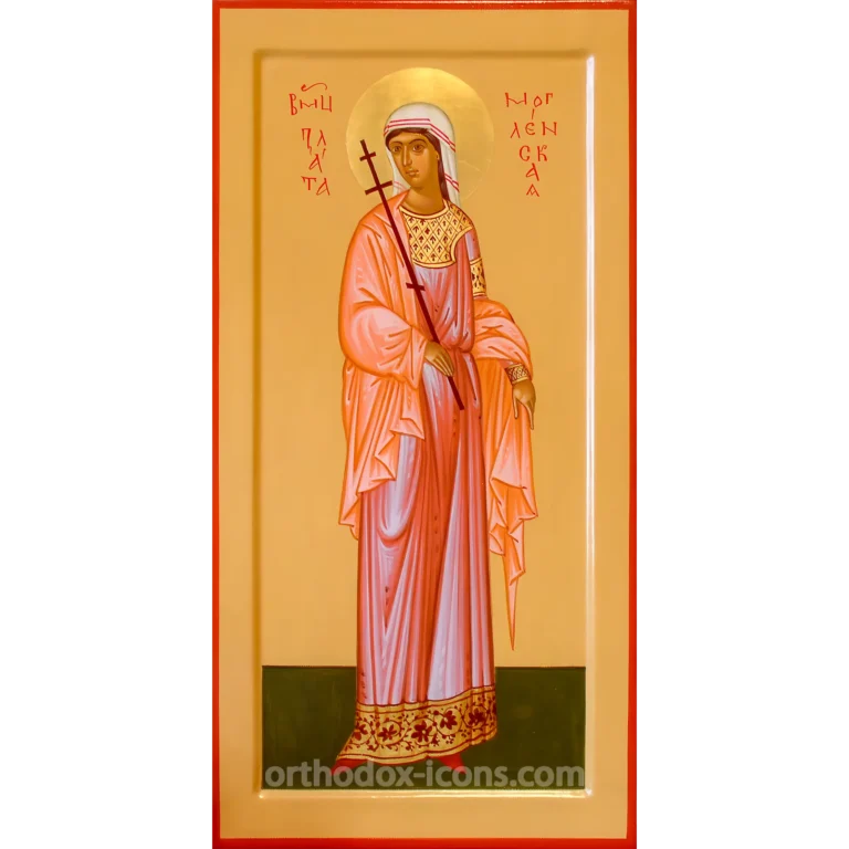 Hand-painted Icon of St. Zlata of Moglena