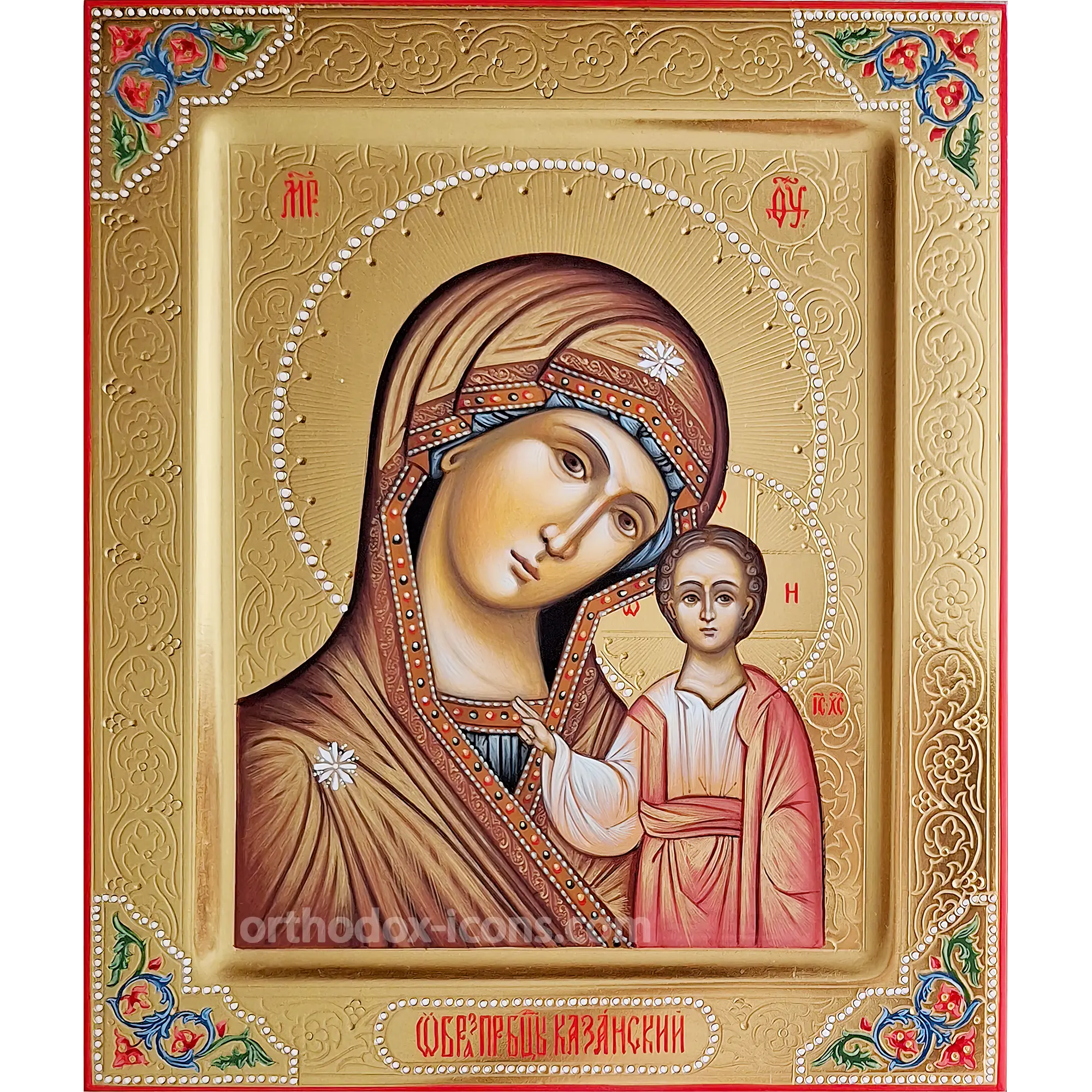 hand-painted-icon-of-the-kazan-mother-of-god-2 The Kazan Icon