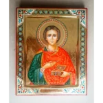 Hand Painted Orthodox Icon of Saint Panteleimon