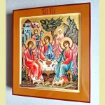 Orthodox Icon of Blessed Trinity