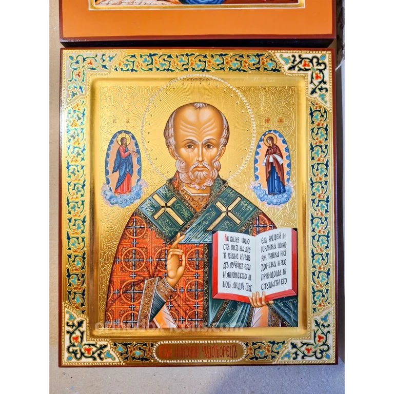 Saint Nicholas Wonderworker Icon | Hand-Painted Orthodox Icon