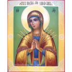 Icon of Virgin Mary Seven Arrows