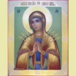 Icon of Virgin Mary Seven Arrows