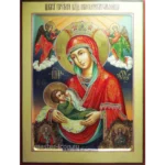 Nursing the Child Orthodox Icon