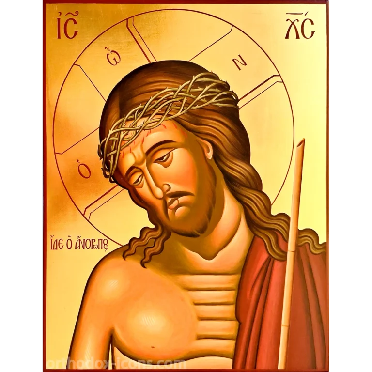 Jesus Crown of Thorns Orthodox Icon