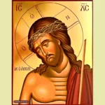 Jesus Crown of Thorns Orthodox Icon