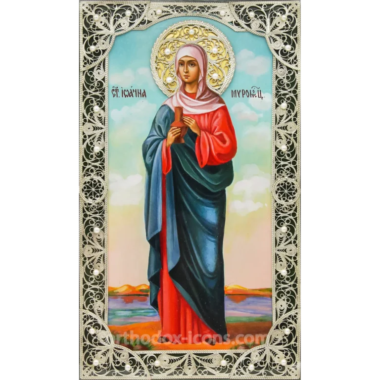 Joanna the Myrrh-Bearer Filigree Icon