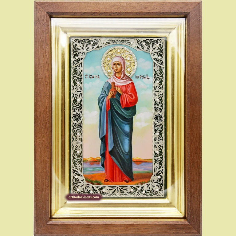 Joanna the Myrrh-Bearer Filigree Icon
