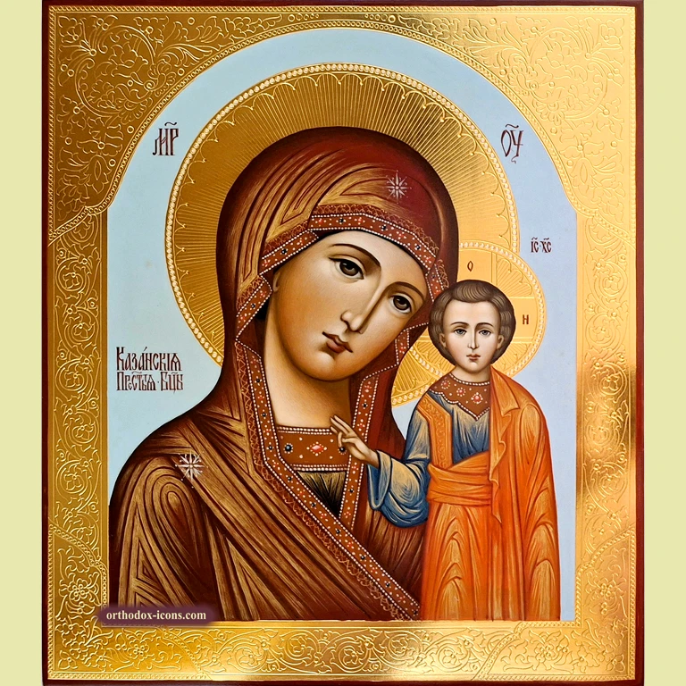 Orthodox Icon Kazan Virgin Mary
