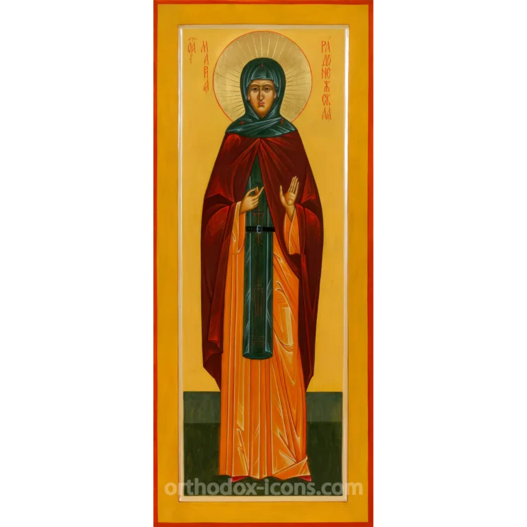 Mary of Radonezh Orthodox Icon