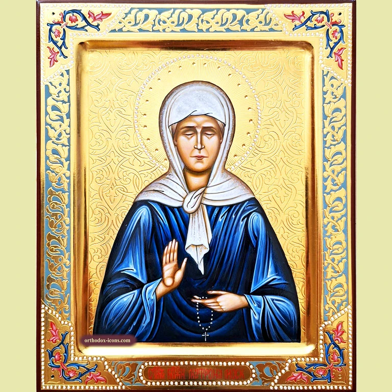 Orthodox Icon Matrona of Moscow