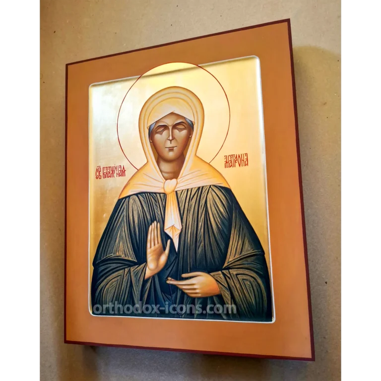 Matrona of Moscow Icon | Hand-Painted Orthodox Saint