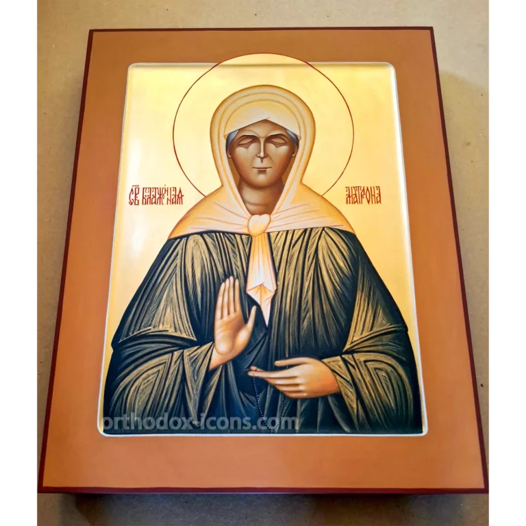 Matrona of Moscow Icon | Hand-Painted Orthodox Saint