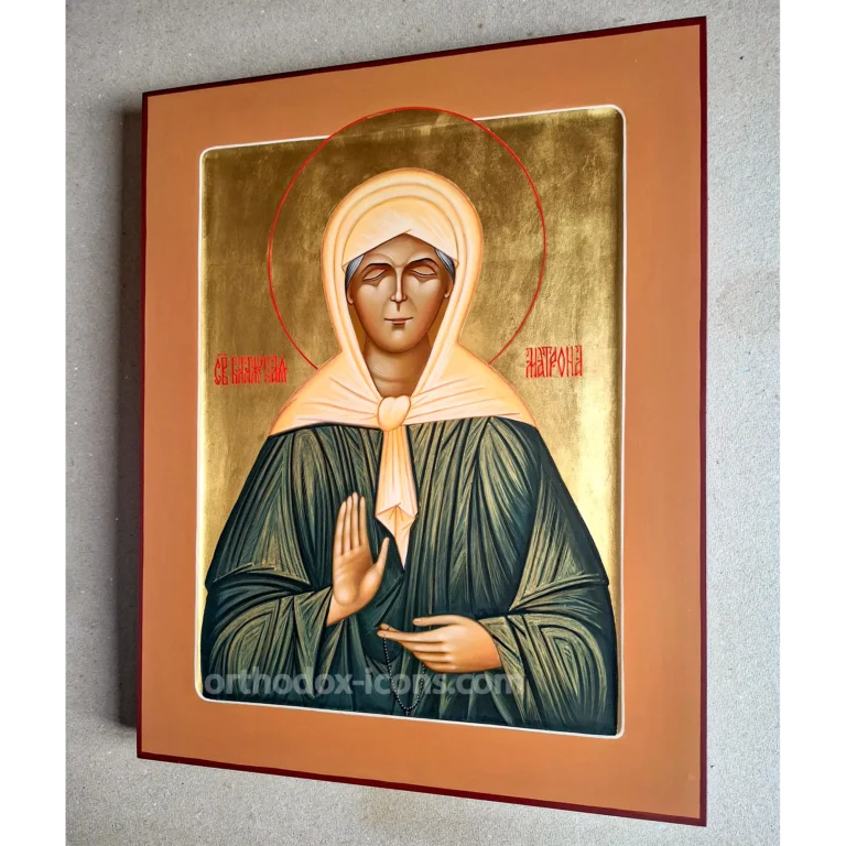 Matrona of Moscow Icon | Hand-Painted Orthodox Saint