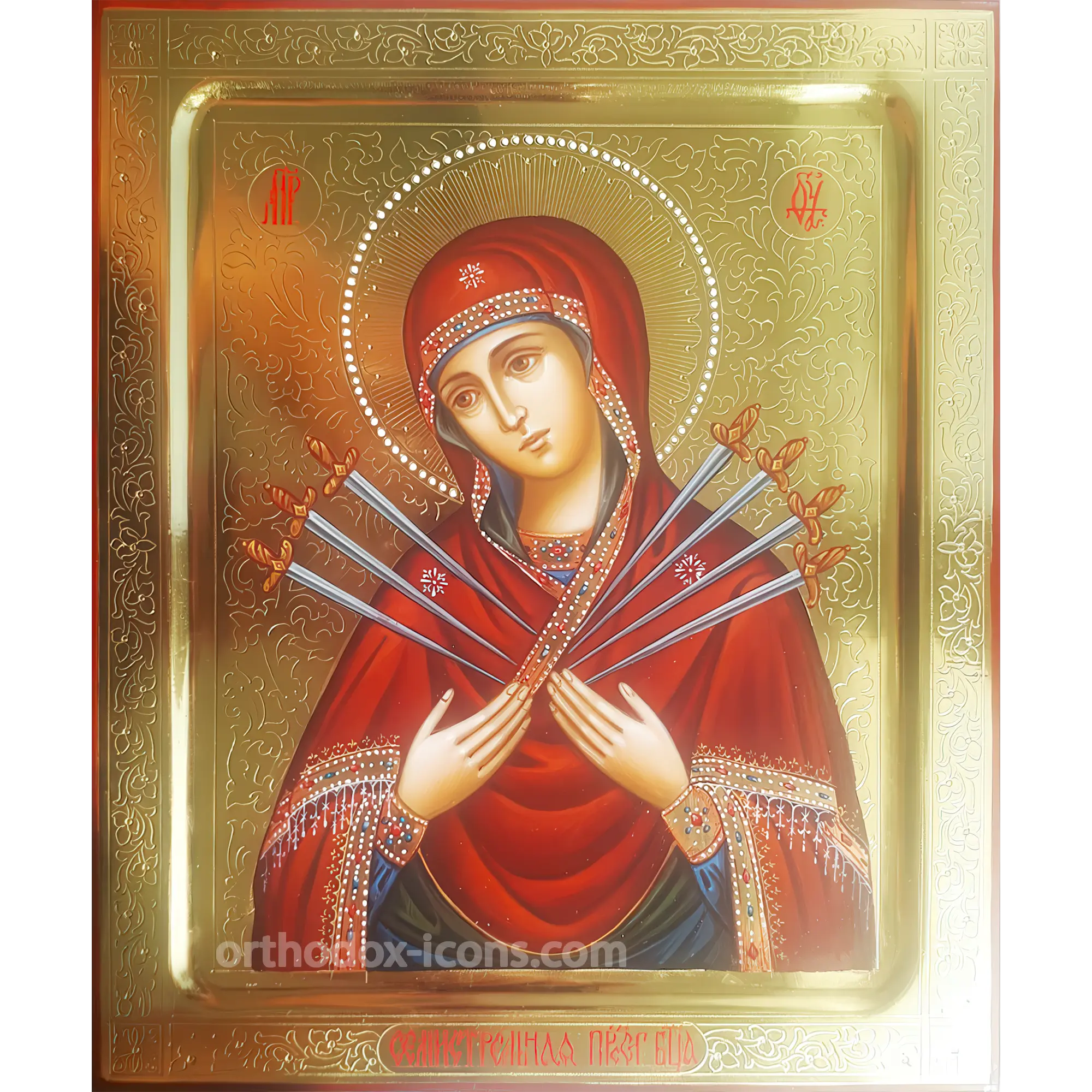 mother-mary-seven-arrows-icon Mother Mary Seven Arrows Icon