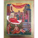 Nativity of Virgin Mary Orthodox Icon