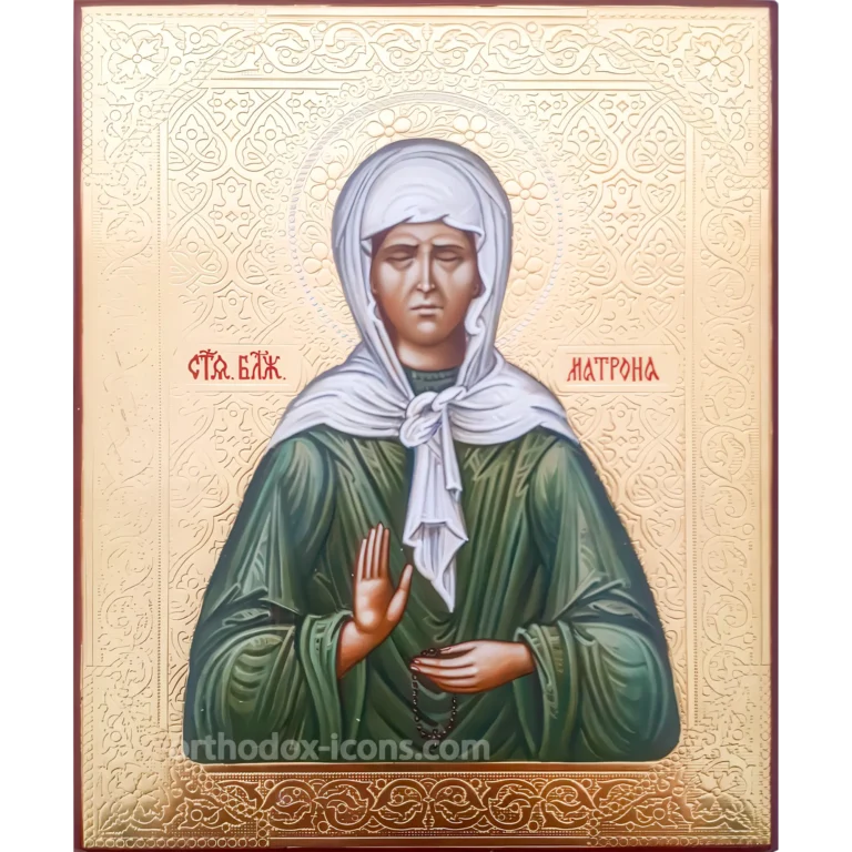 Orthodox Icon Blessed Matrona of Moscow