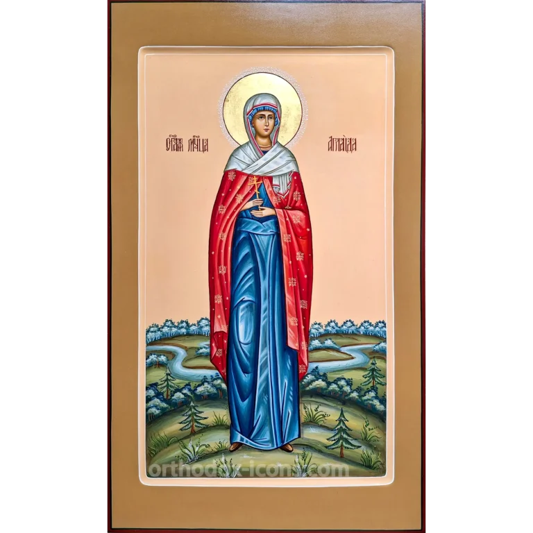 Orthodox Icon of Aglaida