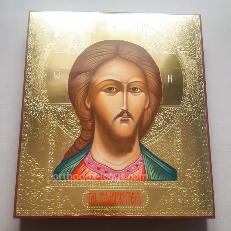 Pantocrator Orthodox Icon | Shoulder-Length Savior