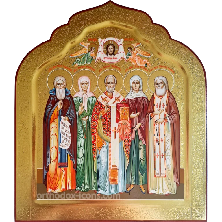Orthodox Icon of Patron Saints