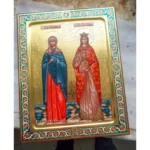 Orthodox Icon of St. Irene the Martyr and St. Irene the Great Martyr