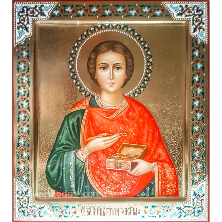 Orthodox Icon Panteleimon 27×31