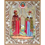Peter and Fevronia Filigree Icon
