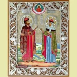 Peter and Fevronia Filigree Icon