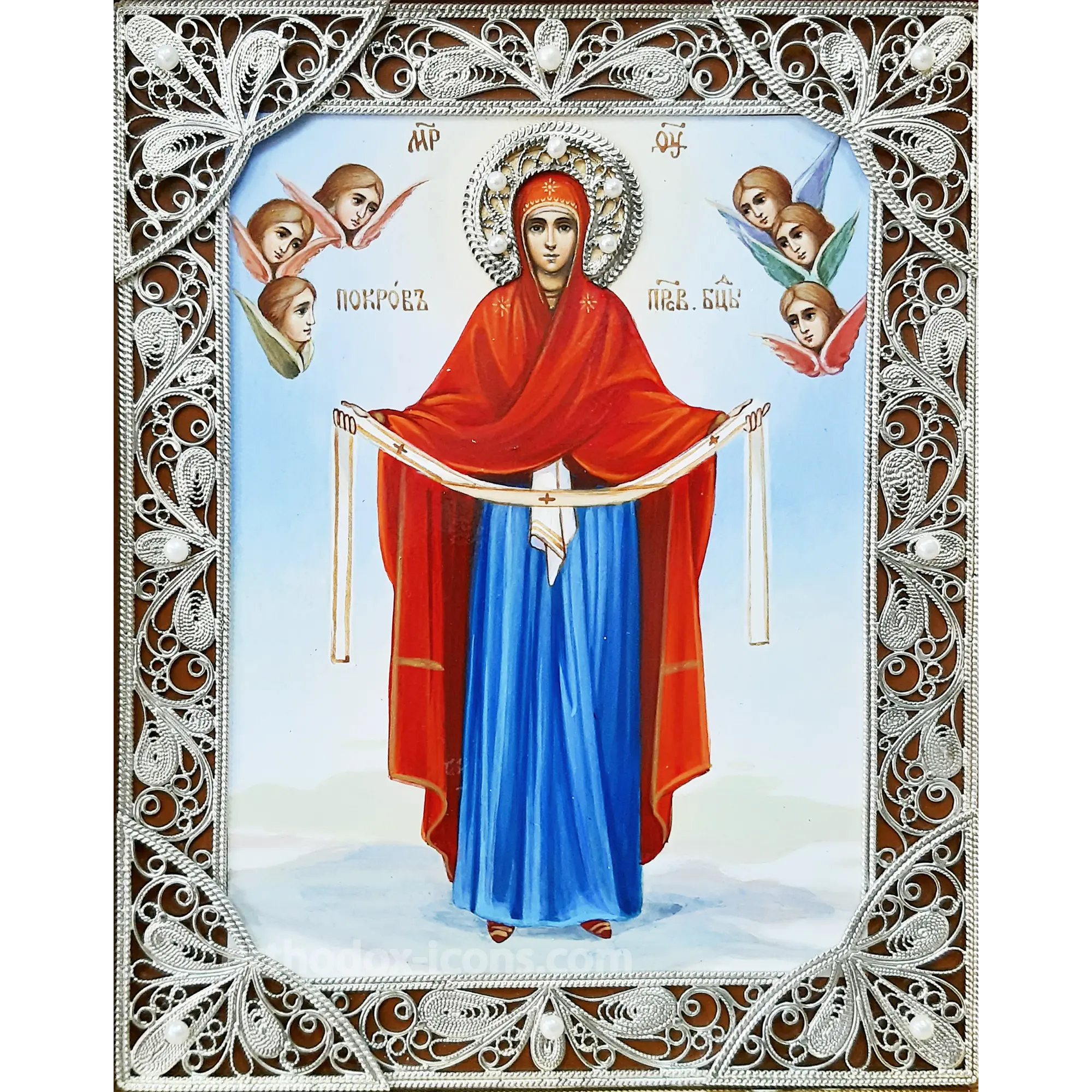 protection-of-our-lady-filigree-icon-1 Protection of Our Lady Filigree Icon