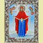 Protection of Our Lady Filigree Icon