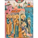 19th century icon board