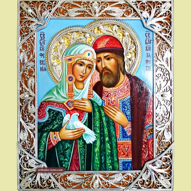 Sacred Image of Saints Peter and Fevronia