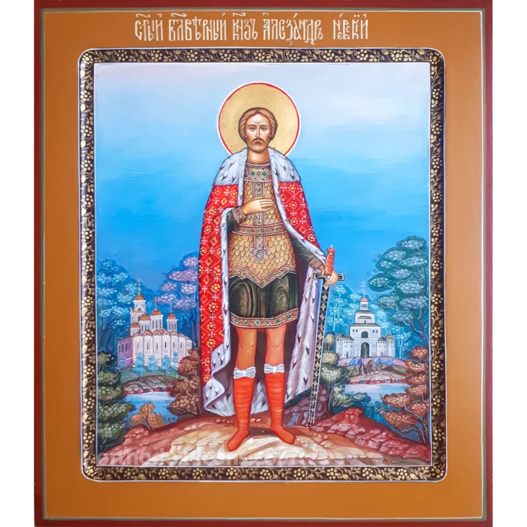 Saint Alexander Nevski Icon 27х31
