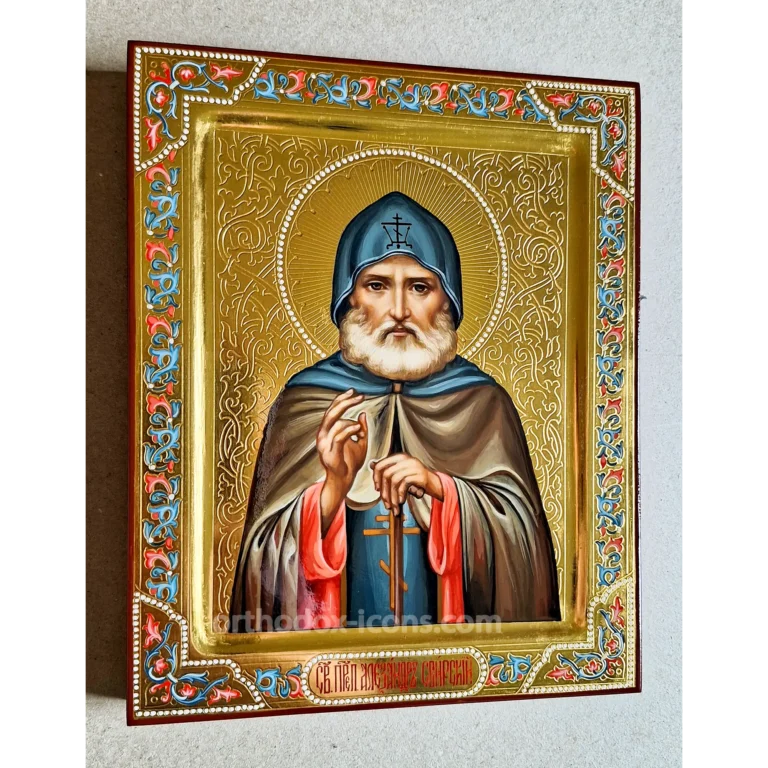 Saint Alexander of Svir Icon | Hand-Painted Orthodox Monastic Icon